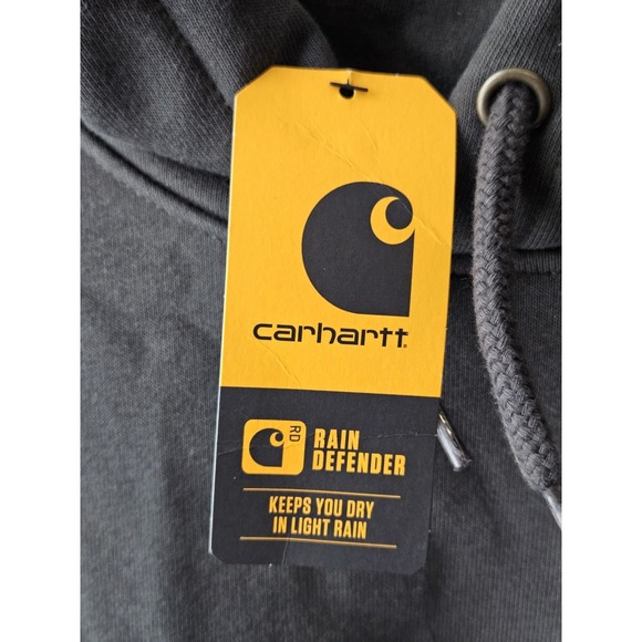 Carhartt Rain Defender Hoodie XL Tall Sea Gear Marine Cape May NJ Fisherman NWT - Picture 7 of 10
